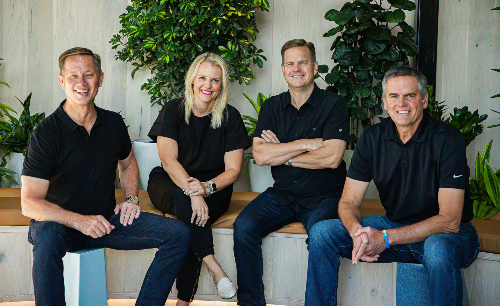 RevRoad Capital's founding team (L-R) Scott Petersen, Rachelle Morris, David Mann, and Bart Skalla. Photo provided by RevRoad Capital 18 October 2023. -Utah Money Watch